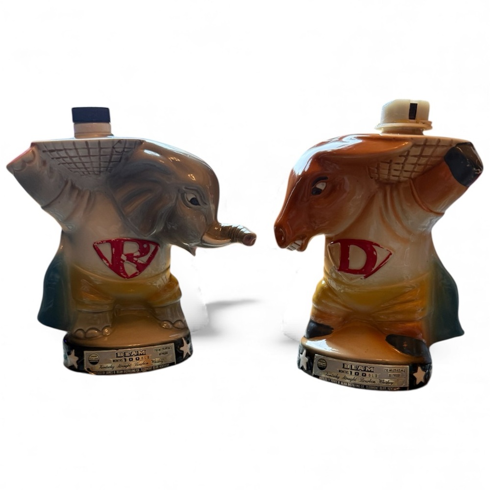 Vintage 1980s Jim Beam Decanters